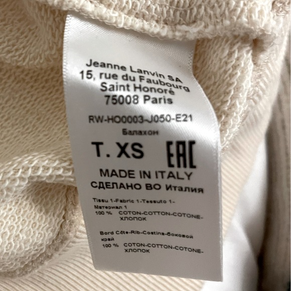 LANVIN - Embellished Babar Lobster Graphic Hoodie - XS - Picture 8 of 9